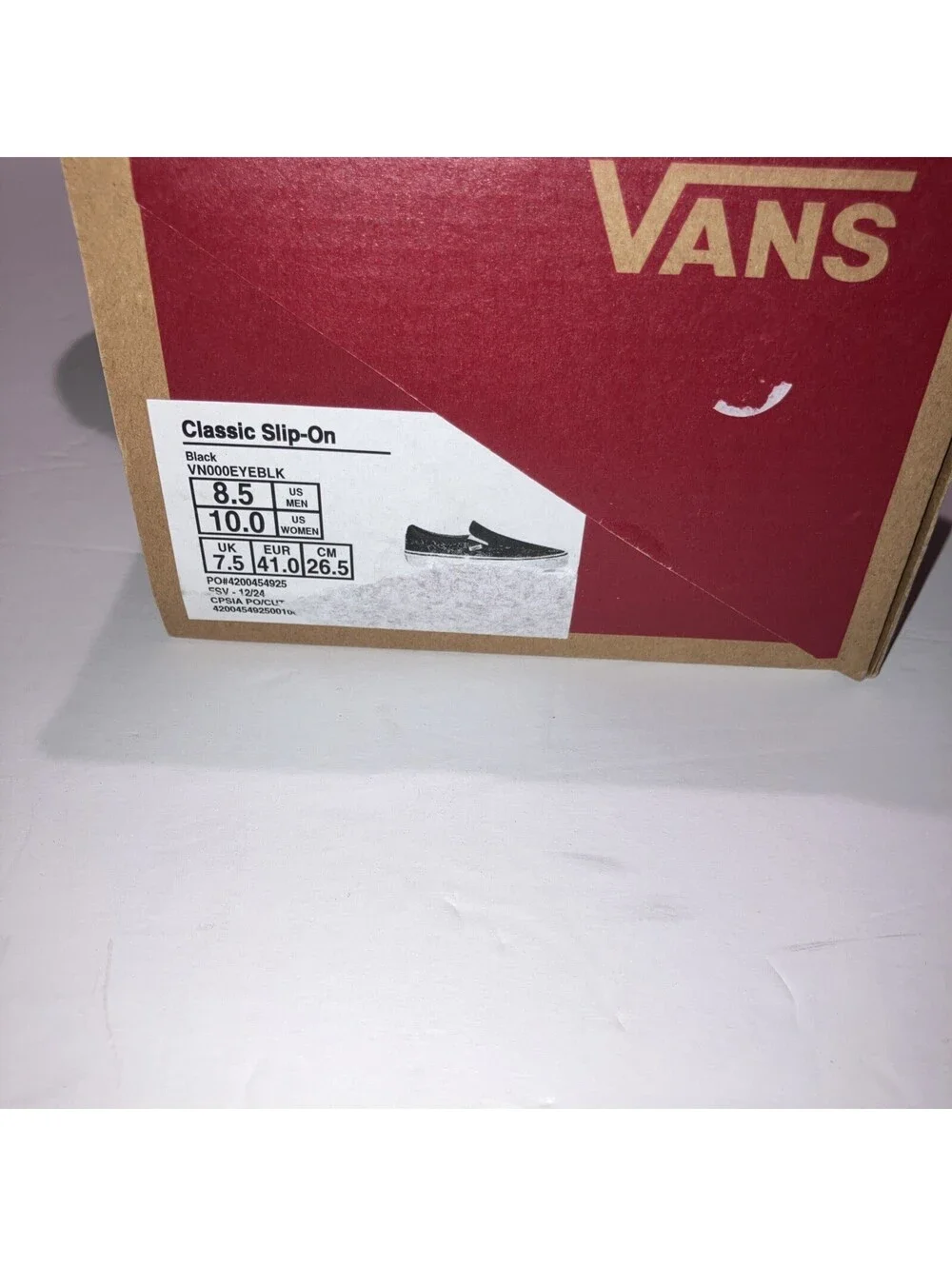 Vans classic slip